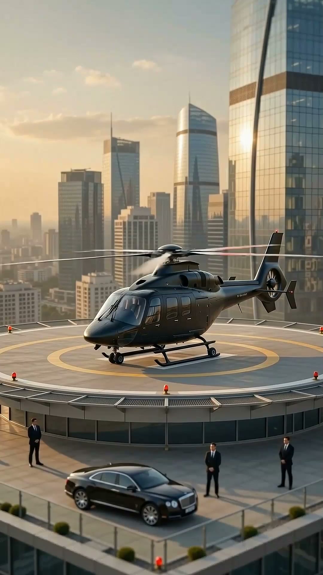 VIP Aviation — Rooftop Helipad CGI — CGI & 3D Ads