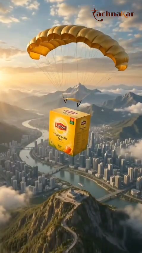Lipton Tea — Sky Airdrop CGI Ad — CGI & 3D Ads