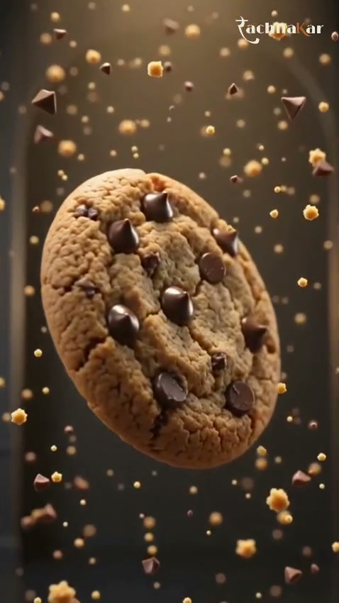Choco Cookie — 3D Macro Splash CGI — CGI & 3D Ads