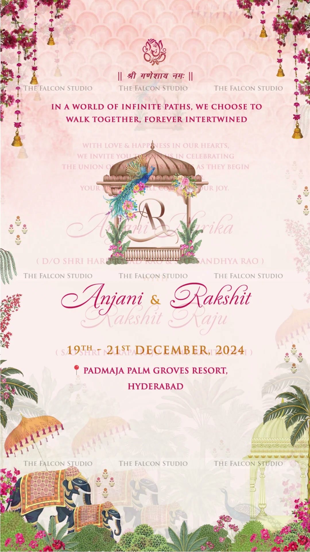 Anjani & Rakshit — Hyderabad — Video Invites